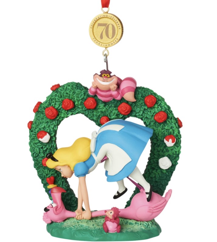 Disney Store Alice in Wonderland Legacy Sketchbook Ornament 70th