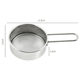 thumbnail image 3 of Small Strainer,2.5 Inch Flour Colander Mini Sifter,Stainless Steel Fine Mesh Hand-Held Sieve,Flour Sifter with Handle,Mini Small Flour Strainer for Kitchen Baking Powder Sugar Coffee Tea,Z_Silver, 3 of 4