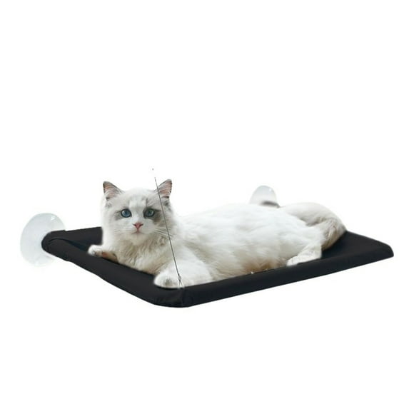 Percha for ventana de gato, ventosas fuertes, asiento de ventana for hamaca de gato de seguridad fácil de limpiar