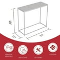 thumbnail image 2 of Safdie & Co. Table Console Marble Look. Table d'appoint de salon, table d'entree ideale pour tout decor. Base couleur Or, 2 of 7