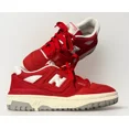 thumbnail image 1 of New Balance 550 Suede Pack Team Red Size 5 Sneakers Casual Athletic Shoes EUC, 1 of 6