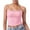 Pink, variant on Afdoent Tank Tops For Women Ladies Lace Vest Square Collar Sexy Solid Color Vest Sleeveless Top Fashion Outfits