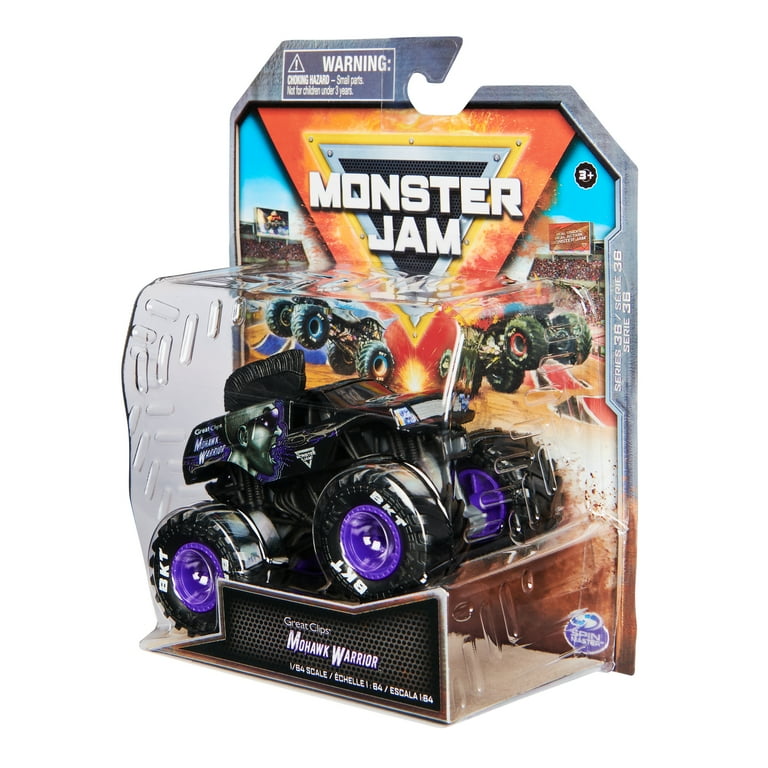 Monster Jam, Official Mohawk Warrior Monster Truck, Die-Cast Monster Jam, Official Mohawk Warrior Monster Truck, Die-Cast