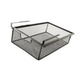 thumbnail image 4 of Organizador de almacenamiento para cajones debajo del escritorio, cesta de alambre, caja de almacenamiento para calcetines colgantes, escritorio Negro, 4 of 9