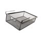 thumbnail image 4 of Organizador de almacenamiento para cajones debajo del escritorio, cesta de alambre, caja de almacenamiento para calcetines colgantes, escritorio Negro, 4 of 9