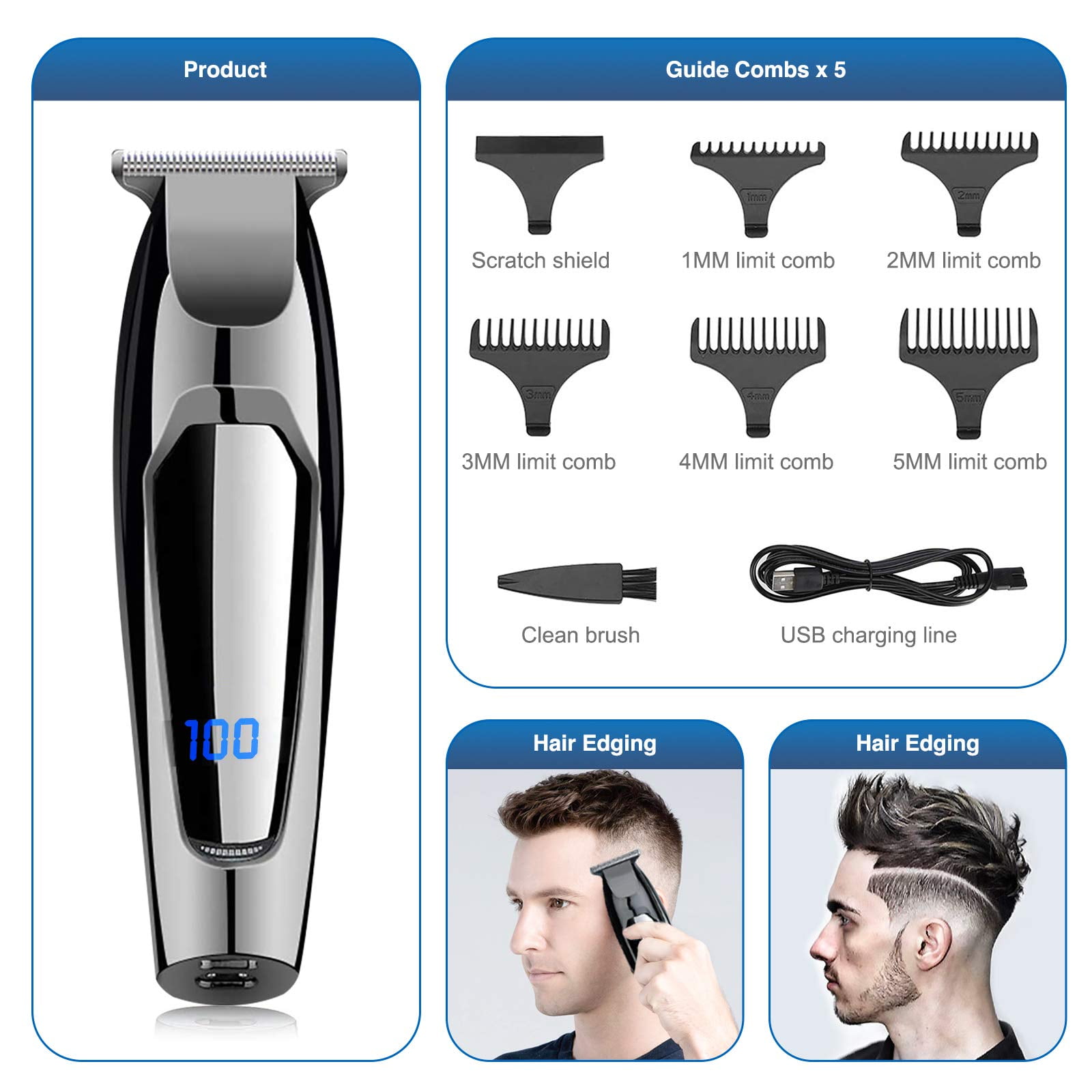 Buy Professional Hair Clippers and Trimmers for Men Hair Cutting