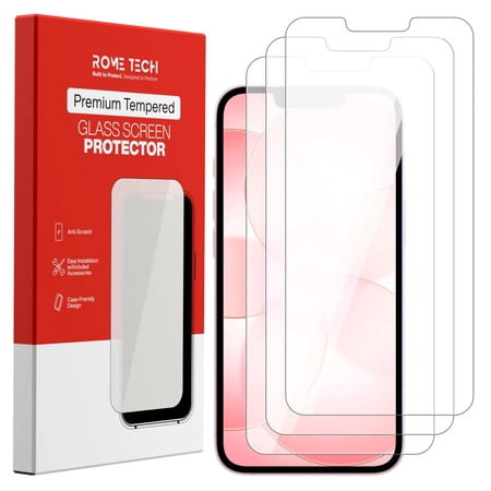 Apple iPhone 17e/16e Tempered Glass Screen Protector 3 Per Pack