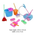 thumbnail image 3 of Miangastore Dollhouse Accessories Mini Cleaning Tools 1 Set Educational For Girls, 3 of 8
