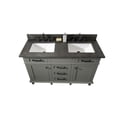 thumbnail image 5 of Legion Furniture 54-inch Pewter Green Finish Double Sink Vanity Cabinet With Blue Lime Stone Top, 5 of 7