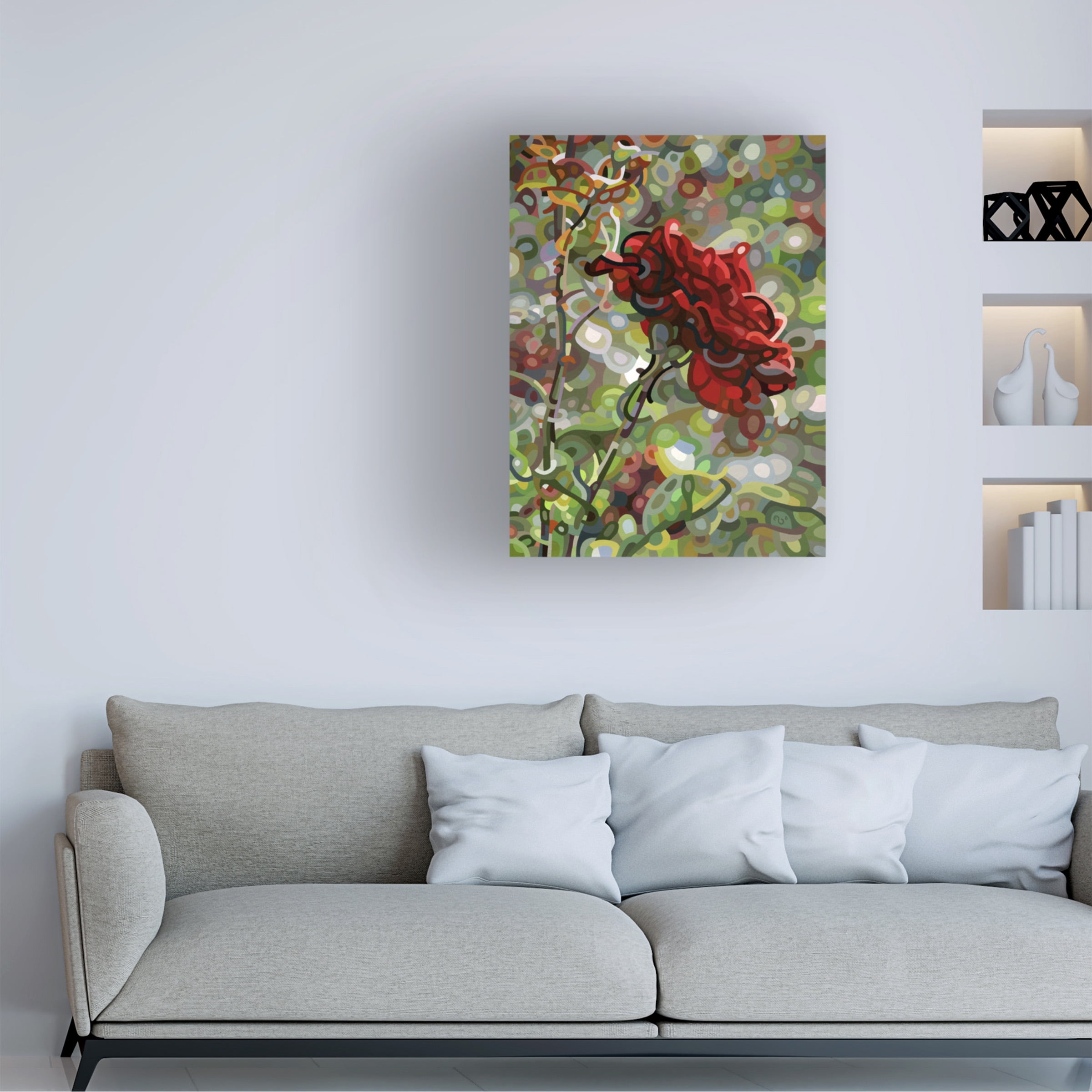 Mandy Budan 'Last Rose Of Summer' Canvas Art