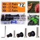 thumbnail image 2 of 36 Pairs /M5/M6 Neoprene Well Nuts with Screw Bolts Well Nut Kit, 2 of 5