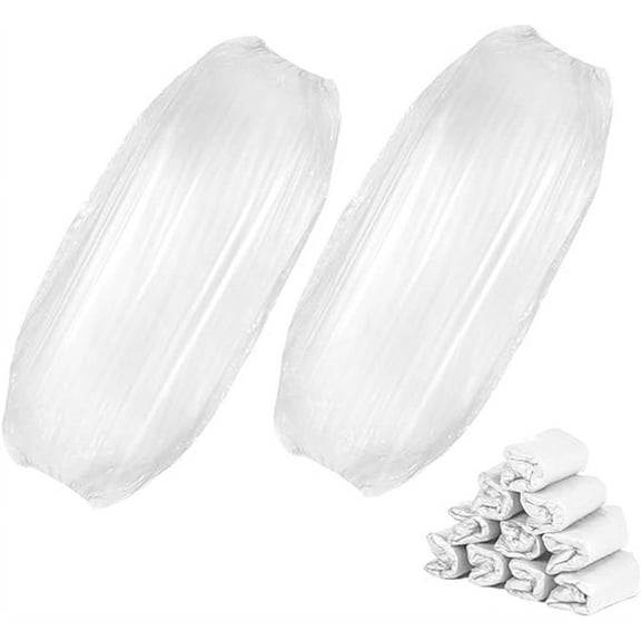 NOGIS 100 Pack Disposable Arm Sleeves Covers, Waterproof Durable PE Oversleeves Covers Protector Disposable Sleeves for Arm (White)