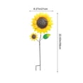 thumbnail image 4 of Garden Decor for Outside, Sunflower Decorative Garden Stakes for Spring Outdoor Yard Decor, Metal Yard Art for Outdoor Lawn Ornaments, Garden Pathways, and Patio Decoration, 4 of 7