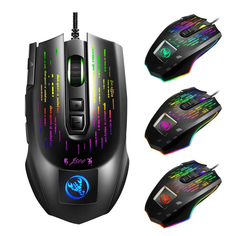 3 Blind Mice Gaming Mouse with Touch-Screen Display 6400DPI 3 Blind Mice Gaming Mouse with Touch-Screen Display 6400DPI