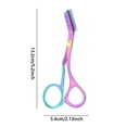 thumbnail image 2 of Eyebrow Shaping Scissors with Detachable Comb for Precise Trimming and Grooming Beauty Tool, 2 of 3