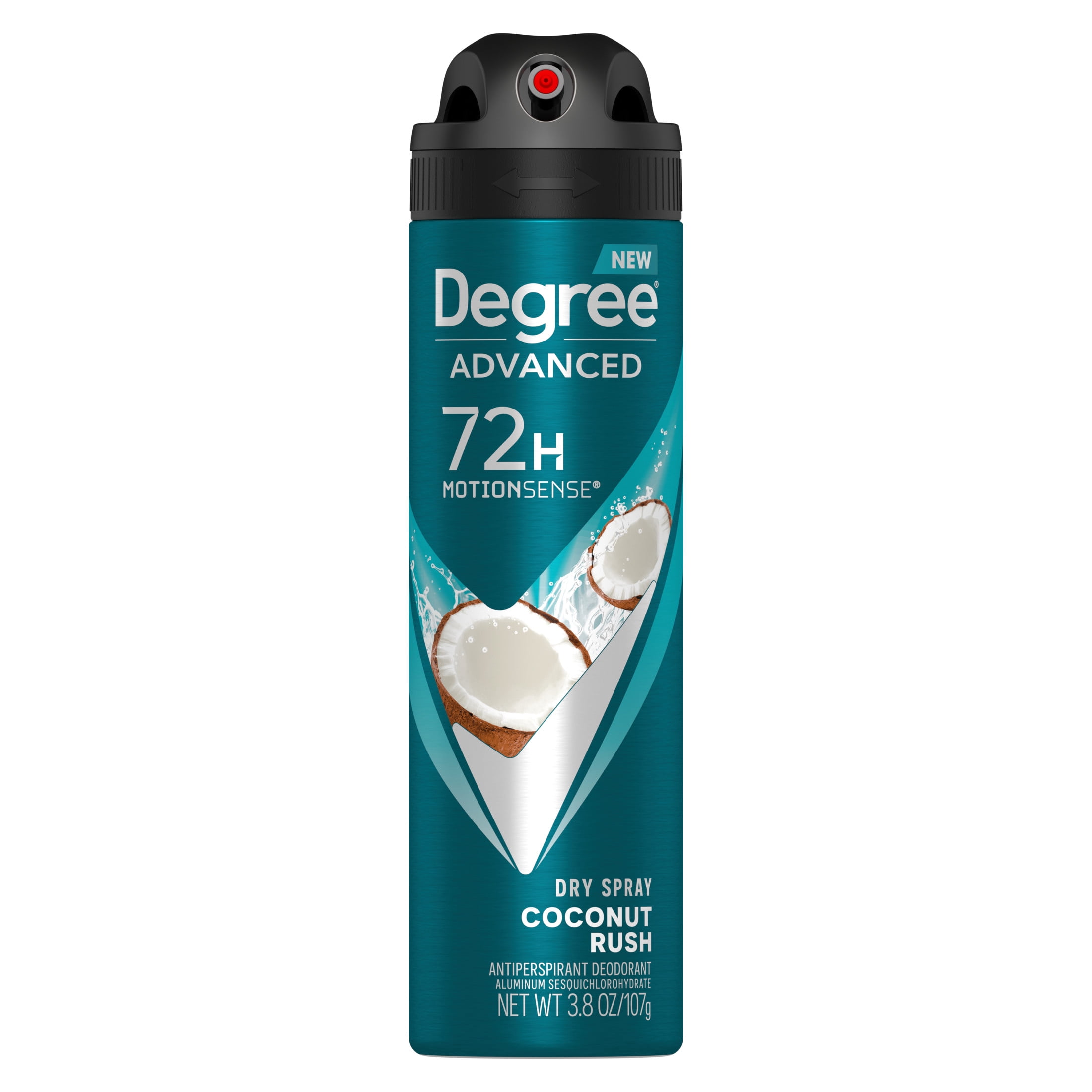 Degree Men Antiperspirant Deodorant Dry Spray Cool Rush, 3.8 Oz Twin Pack