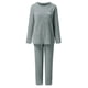 thumbnail image 1 of Conjunto de pijama cálido y suave para mujer, cómodo, de felpa, oversize, con pantalones, ropa de estar por casa, 2 piezas, otoño-invierno, 1 of 6