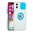thumbnail image 4 of GSA Slick Camera Cover Case w/Ring for iPhone 13Pro 6.1" - Clear/Turquoise, 4 of 6