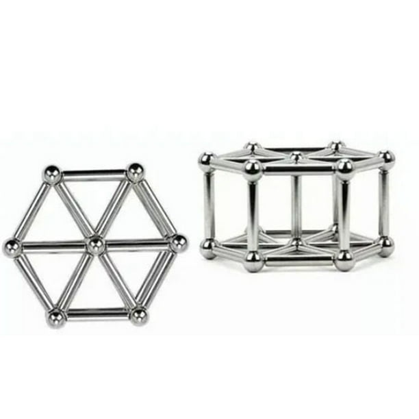 Acero Figuras Con Imanes De Bolitas Y Palitos Figuras Geométricas