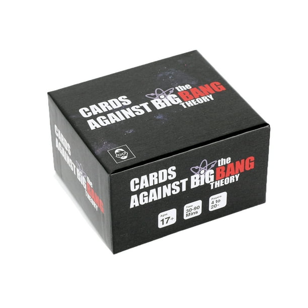 Cartas de juego de cartas Against Big Bang Theory para toda la familia