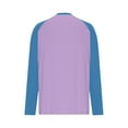 thumbnail image 4 of Byworldtasic Loose-fit T Shirts for Women Color Block Trendy Top Long Sleeve Tee Soft Lightweight Blouses, 4 of 5