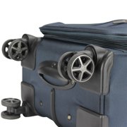 Dejuno Executive DJL 3-Piece Spinner Luggage Set With USB Port - Navy