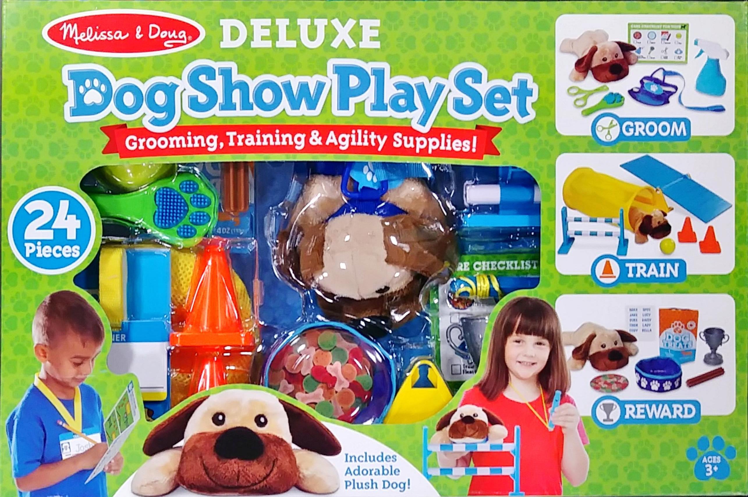 Melissa & Doug® Feeding & Grooming Pet Care Play Set - Walmart.com
