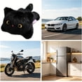 thumbnail image 3 of Magnetic Plush Cat Car Decor, Cute Magnetic Cat Car Decoration, Kawaii Plush Animal Cars Accessory for Side Mirror Rearview Mirror & Metal Surfaces, Funny Animal Lover Gift for Women (#06), 3 of 8