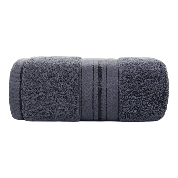 Onuia Luxury Bath Towels, Egyptian Cotton Bath Towels, Ultra Soft Skin-Friendly Low-Lint Towels for Bathroom, Spa, Gym & Home Use,Dark Gray,(27.6×55.1 in)