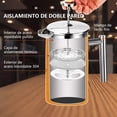 thumbnail image 2 of Prensa Francesa SANGKEE 1L, Nuevo, Acero Inoxidable, Doble Pared, Triple Filtro, 2 of 6
