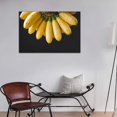 thumbnail image 3 of Kitchen Canvas Wall Art Banana Fruit Picture Dining Room Canvas Painting for Home Wall Decor, Banana Fruit Food Framed Artwork for Kitchen Restaurant Decoration Ready to Hang (12" Hx18 W), 3 of 6