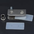 thumbnail image 3 of 4 Pack Glass Door Hinges 90 Pivot Hinge, Punch-free Glass, Stainless Steel, Fit For 5-8mm Glass, 3 of 3