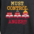 thumbnail image 3 of Inside Out - Must Control Anger - Women's Lightweight French Terry Long Sleeve Shirt, 3 of 5