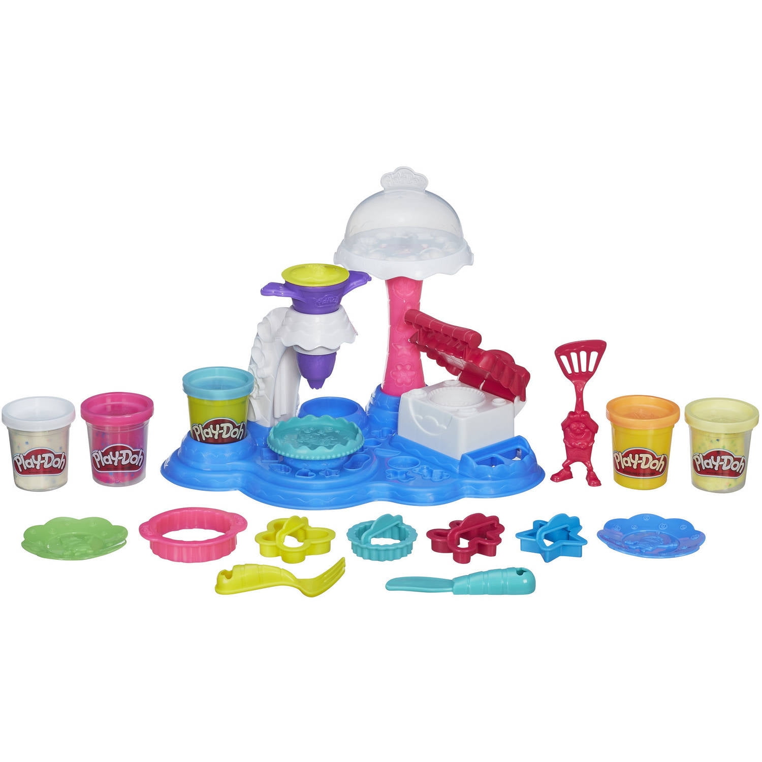 play doh kitchen creations cake party