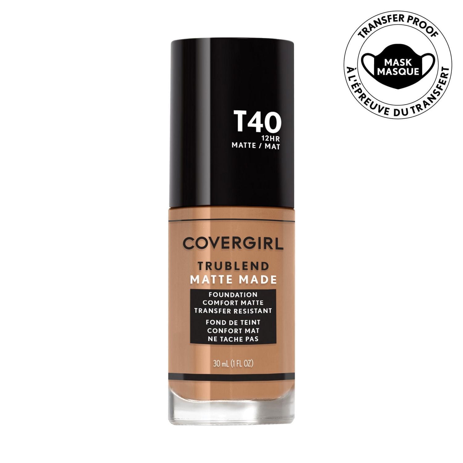 COVERGIRL Fond de teint TruBlend Matte Made 40 nuances