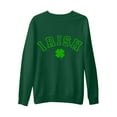 thumbnail image 4 of Charella Sweatshirts for Women St Patricks Day Decorations Long Sleeve Crewneck Tops 2024 Trendy T-shirt,Green,S, 4 of 5