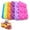 Orange,Green,Blue,Red,Purple,Deep purple, variant on Clearance Under $1.99 Silicone Donut Baking Pan 6-Cavity Non-Stick Mold for Donuts Muffins Pastry