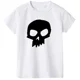 thumbnail image 3 of Camiseta de verano 2024 para niños, camiseta de moda 100 % algodón para niño, camiseta para niña con estampado de calavera de dibujos animados, ropa para niño de 2 a 10 años, 3 of 5