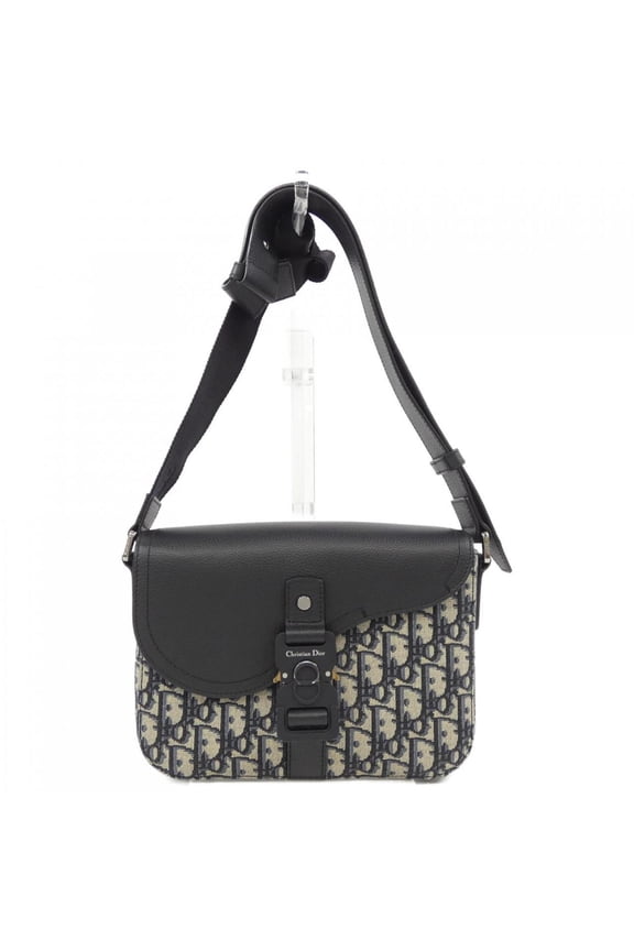 Pre-Owned Christian Dior Dior Saddle Small Oblique Messenger Bag with Flap... (Fair)