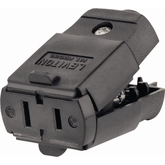 Leviton 102 Wire Connector in Black — UL Listed for US Residential Electrical Code Compliance, Drop-in NEC-Standard Wiring