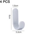 thumbnail image 2 of Wall Adhesive Hooks Heavy Duty, Waterproof Self Adhesive Hooks Reusable Ceiling Adhesive Hooks,2438, 2 of 5