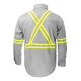 thumbnail image 2 of Flame Resistant High Visibility Hi Vis FR Shirt - 100% C - 7 oz, 2 of 3