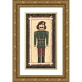 thumbnail image 1 of Shamp, Cindy 15x24 Gold Ornate Wood Framed with Double Matting Museum Art Print Titled - Nutcracker IV, 1 of 4