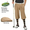 thumbnail image 2 of Golf Knickers Start-in-Style Traditional (Plus Fours) Outfit for Men - Khaki - 36", 2 of 4