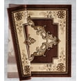 thumbnail image 2 of United Weavers Drachma Patras Traditional Medallion Area Rug, Chocolate, 7'10" x 7'10", 2 of 5
