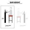 thumbnail image 3 of MoNiBloom 31.5" Backless Counter Bar Stool Set of 2, PU Leather Upholstered Saddle Seat Barstools for Kitchen Island, Metal Frame, Gray, 3 of 8