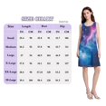thumbnail image 4 of FORMRS Summer Dress for Women Loose U Neck Sleeveless Midi Beach Sundresses with Pockets, Galaxy Pattern, 4 of 8