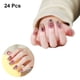 thumbnail image 3 of PTOOTP 24 uñas postizas DIY de cobertura completa, creativas, extraíbles, para mujeres y niñas (marrón rojizo), 3 of 7