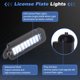 thumbnail image 5 of Luces de Matrícula LED Unique Bargains para Dodge Charger 2015-2023 para Dodge Challenger 2015-2019 Luz LED de 6500K Luz de Etiqueta LED ABS No.68211290AB 1 Par, 5 of 6