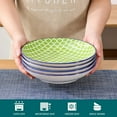 thumbnail image 2 of vancasso, Series Macaron, 4-Piece Porcelain Soup Bowl Set, Colourful Dinner Set, 8.5 inch, 2 of 7